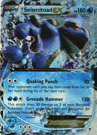 Seismitoad EX 20/111 Holo