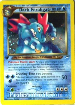 Dark Feraligatr 5/105 1st Ed. HOlo