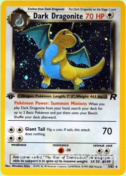 Dark Dragonite 5/82 1st Ed. Holo
